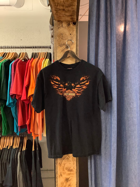 Vintage Harley Davidson gasoline alley graphic black t-shirt - L