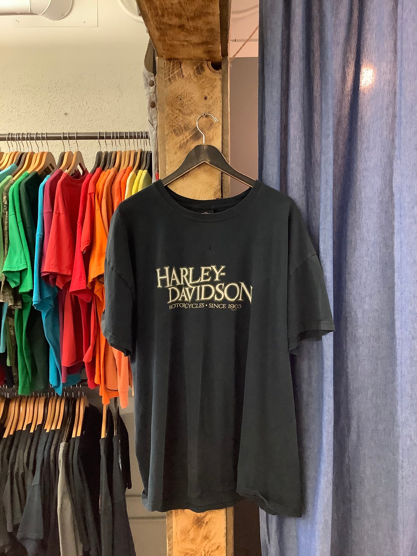 Vintage house of Harley Davidson graphic black t-shirt - XXXL