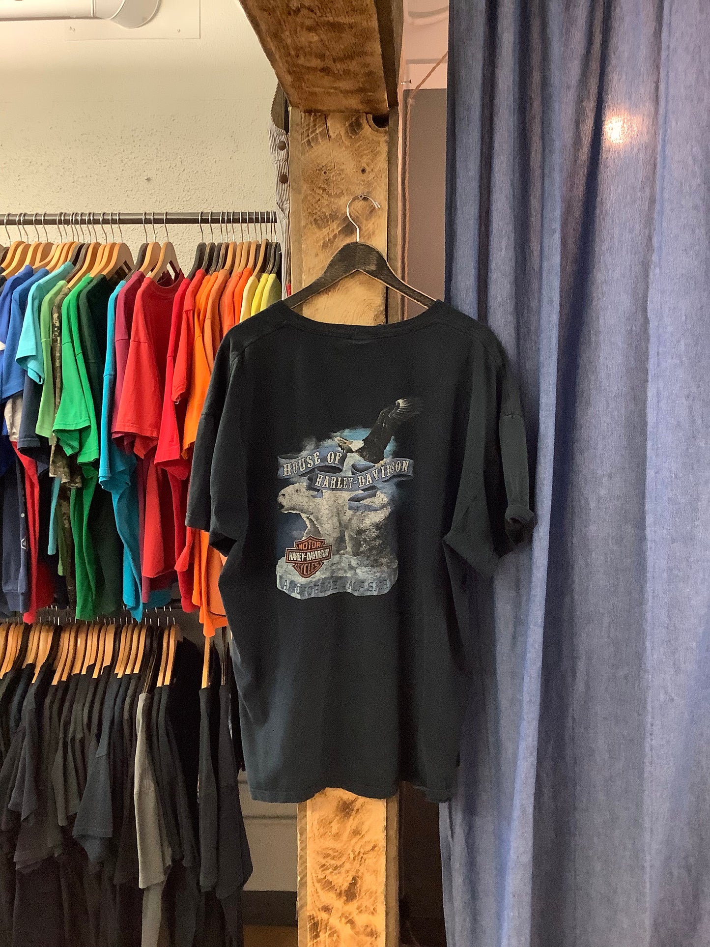 Vintage house of Harley Davidson graphic black t-shirt - XXXL