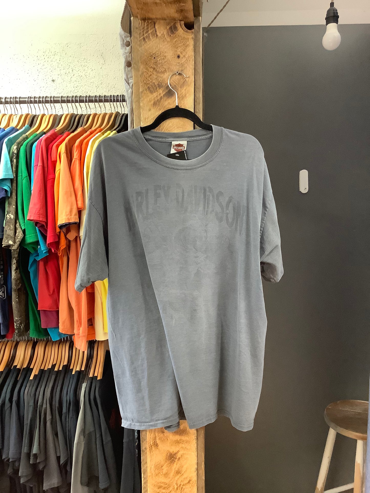Vintage Harley Davidson graphic grey t-shirt - XXL