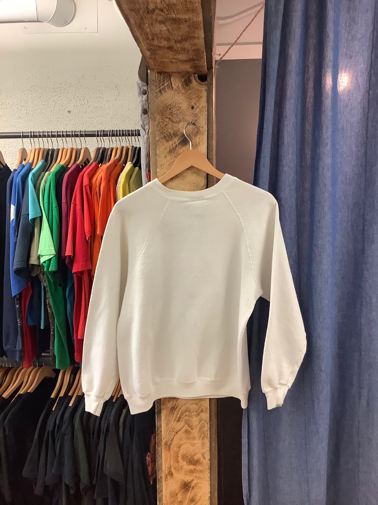 Vintage Georgetown hoyas white graphic Crewneck - L