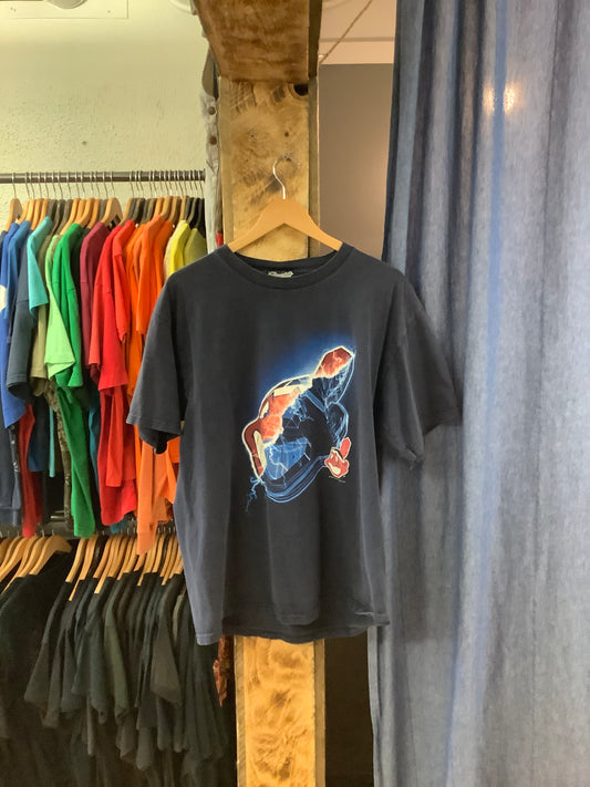 Vintage 2000 Cleveland Indians graphic navy t-shirt - XL