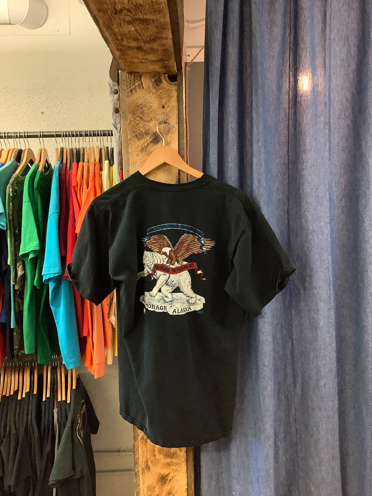 Vintage Alaska black graphic t-shirt - XL