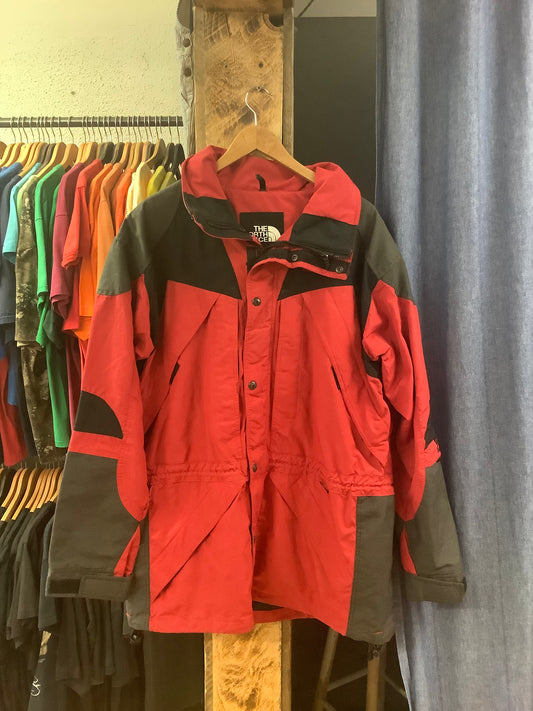 Vintage north face red jacket - L