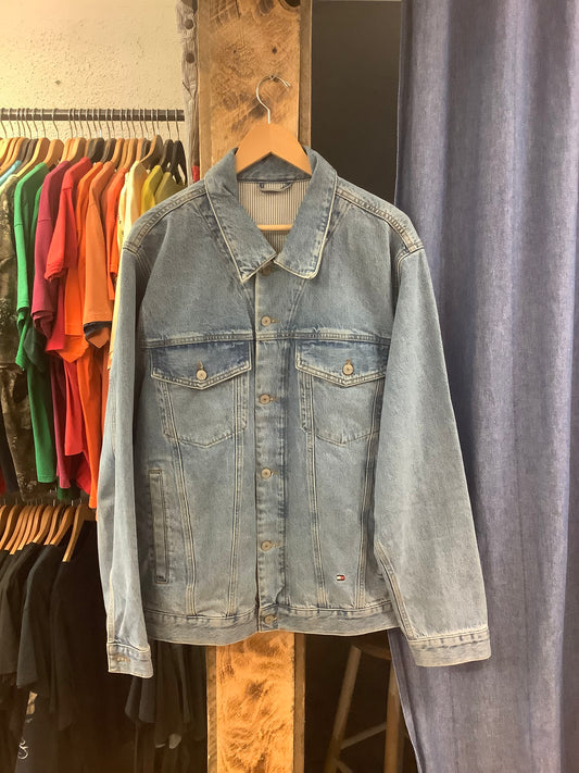 Vintage Tommy Hilfiger denim jacket - XL