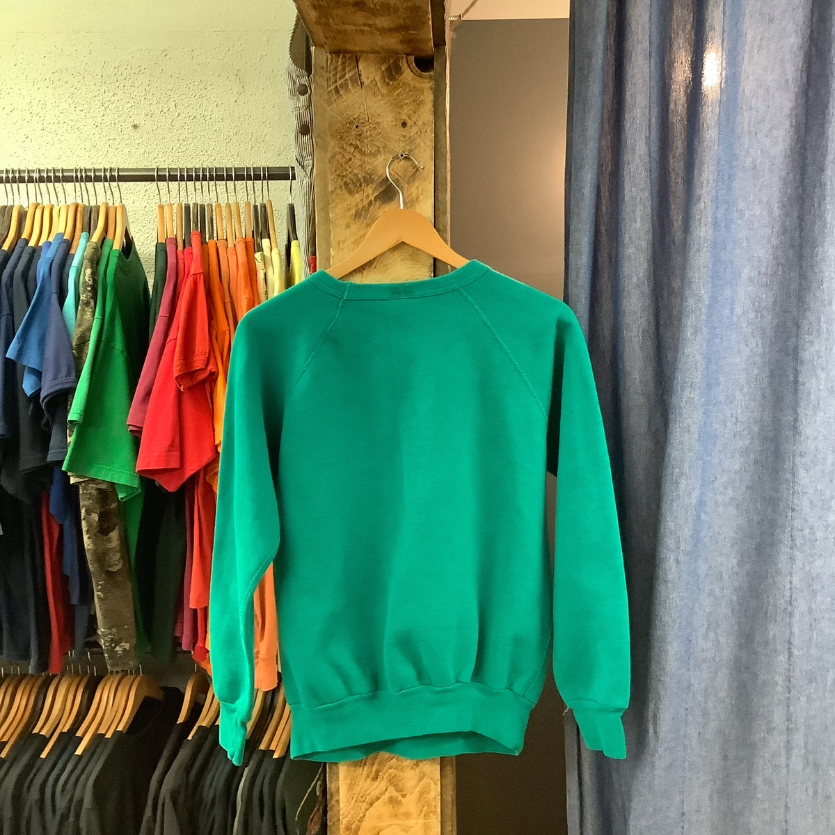 Vintage 1989 Saskatchewan Roughriders Teal Crewneck - m