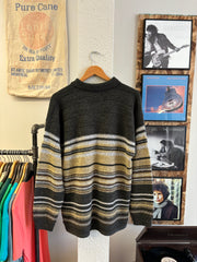 Vintage TT&Co 1/4 Zip Up Knit Sweater - L