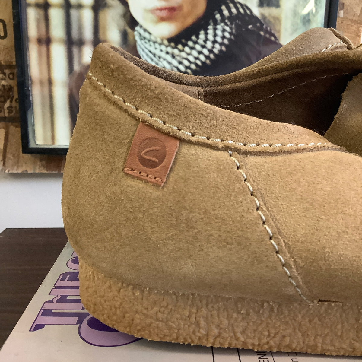 Vintage Clark’s Tan Suede Loafers - 12