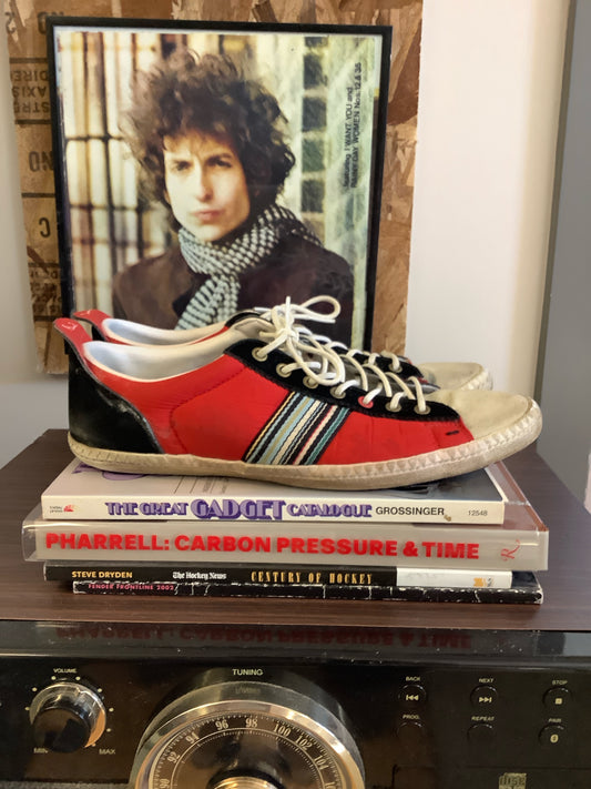 Vintage Paul red low top sneakers - 12