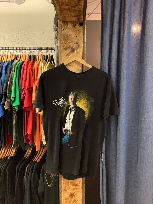 Vintage Kenny Rodger’s graphic black T-shirt - L