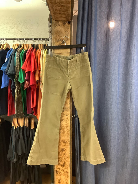 Vintage American eagle tan flared pants - 10
