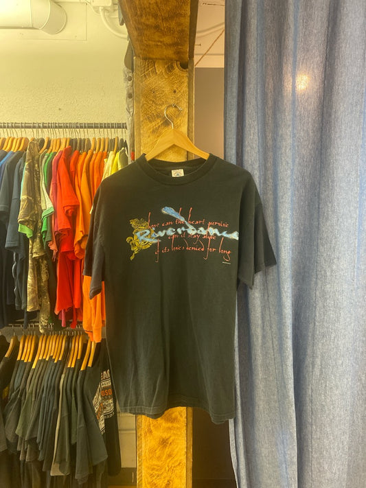 Vintage 1996 Riverdance Black Graphic T-shirt - XL