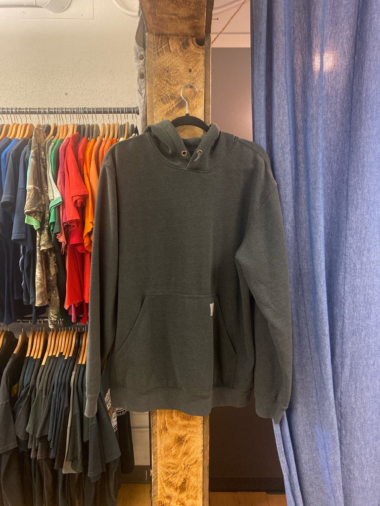 Vintage Carhartt Dark Grey Hoodie - L