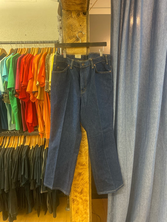 Vintage Gwg navy blue denim pants - 36x30