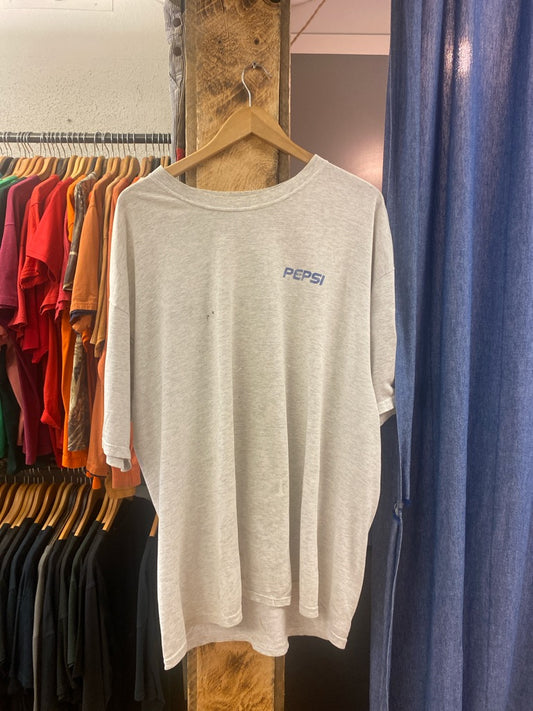 Vintage Pepsi grey t-shirt - XL