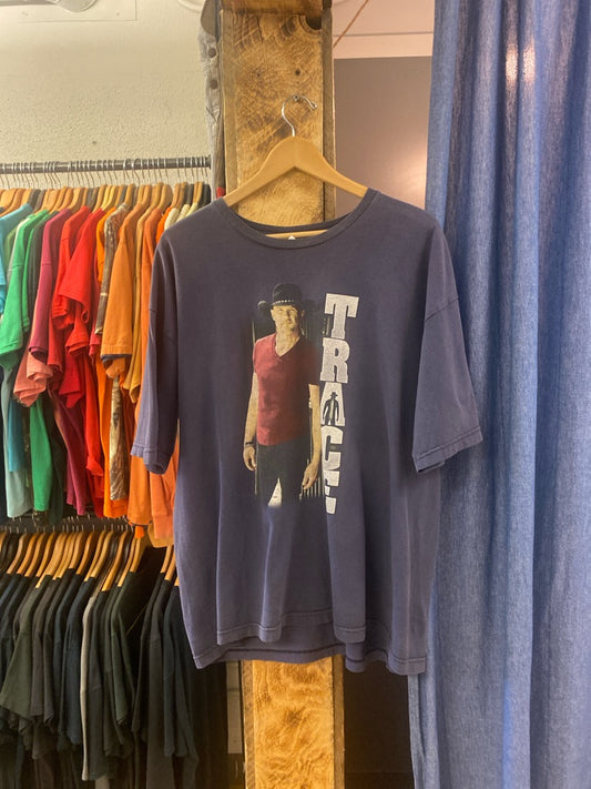 Vintage Trace Atkins Tour Purple Graphic T-shirt - XL
