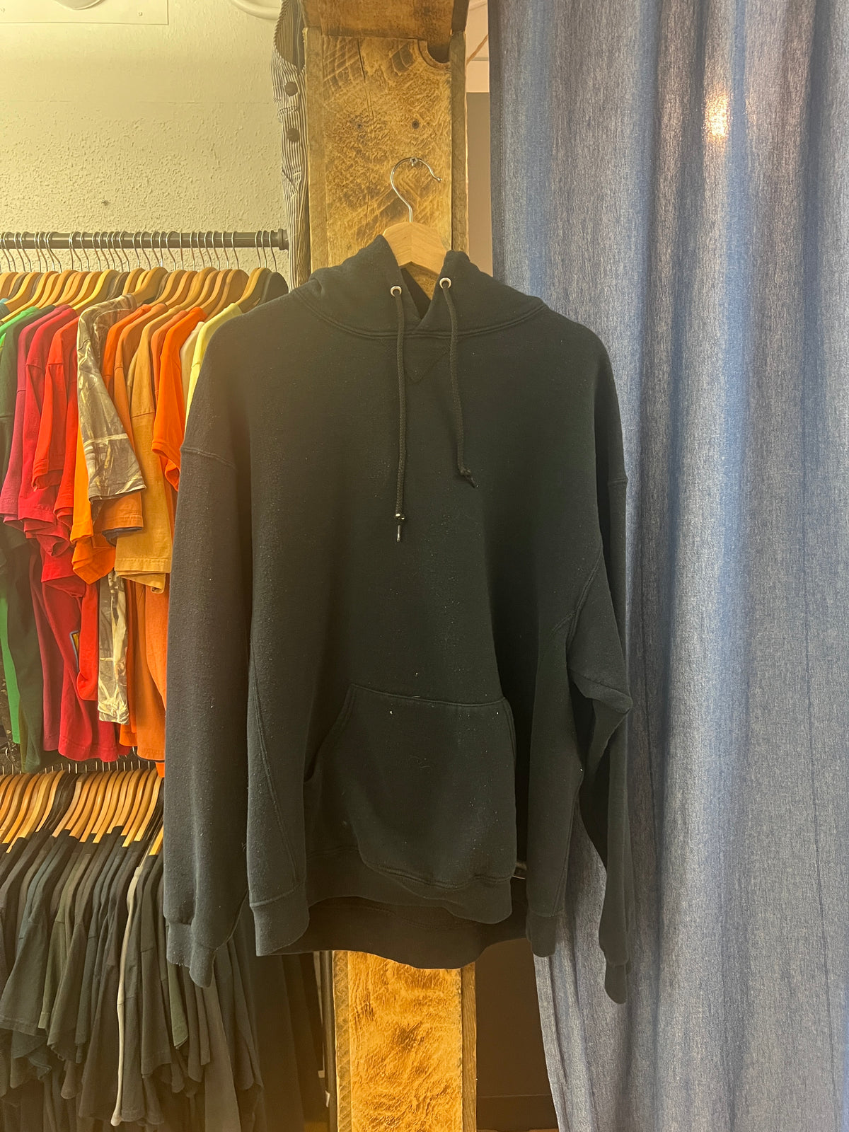 Vintage Russell athletic black hoodie - XL