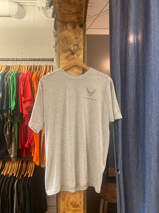 Vintage USAF Grey T-shirt - L