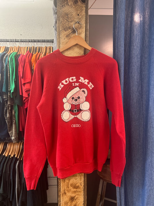 Vintage “Hug Me In Ohio” Red Crewneck - XL