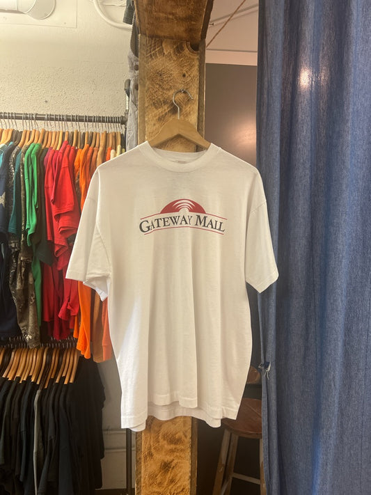 Vintage Gateway Mall White T-shirt - XL