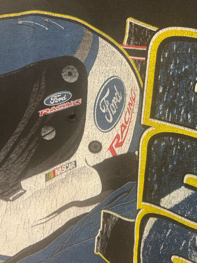 Vintage Ford Racing Dark Grey Graphic T-shirt  - XL