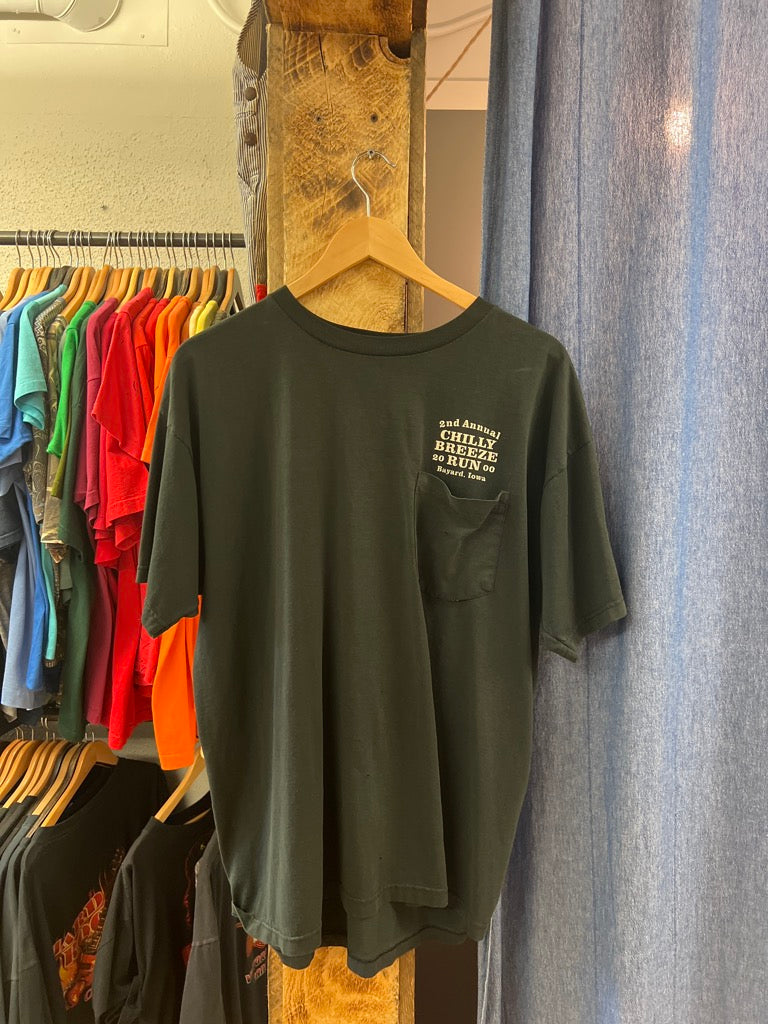 Vintage 2000 2nd Annual Chilly Breeze Run Black T-shirt - XL