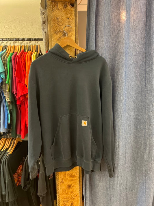 Vintage Carharrt navy hoodie - L