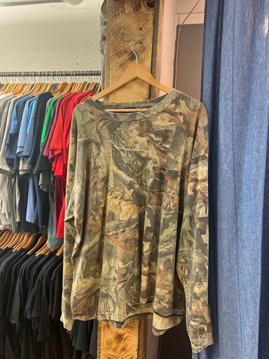 Vintage Camo long sleeve shirt - XXL