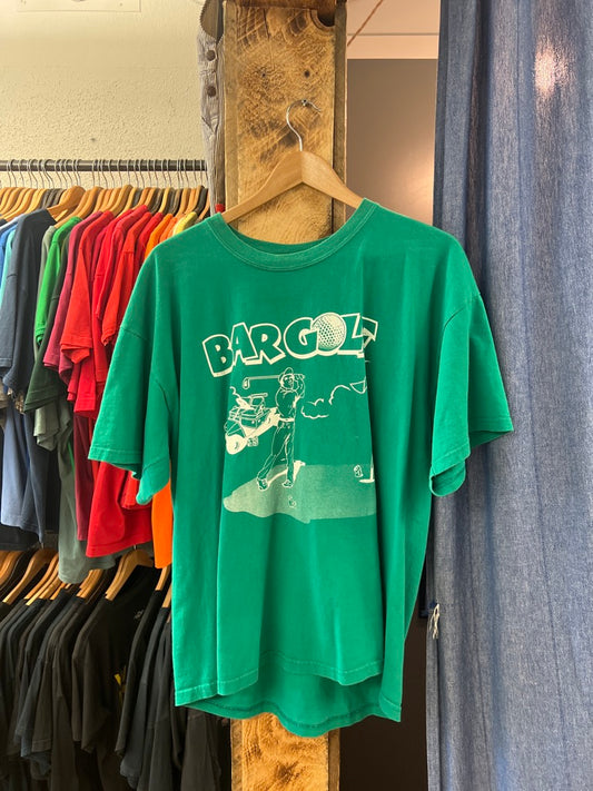 Vintage Bar Golf Green Graphic T-shirt - XL