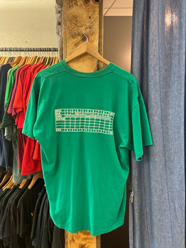 Vintage Bar Golf Green Graphic T-shirt - XL