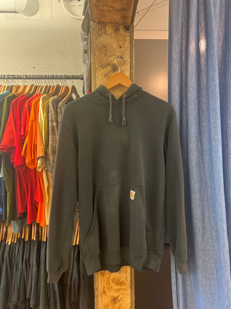 Vintage Carhartt Dark Grey hoodie - m