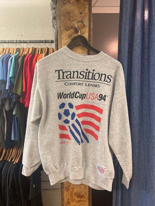 Vintage 1991 World Cup ‘94 USA Grey Crewneck - L