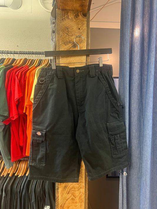 Vintage Dickies Black Cargo Shorts - 34