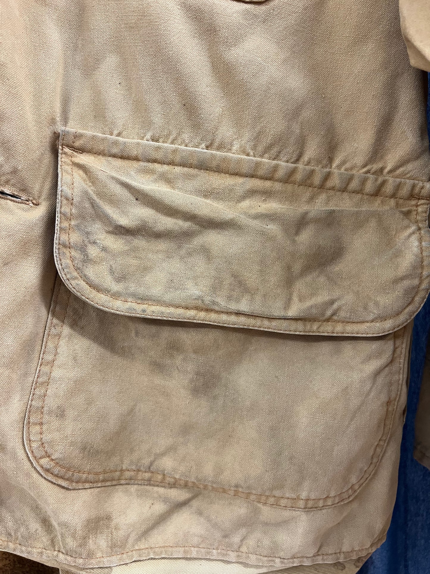 Vintage black sheep brown canvas work jacket - XL