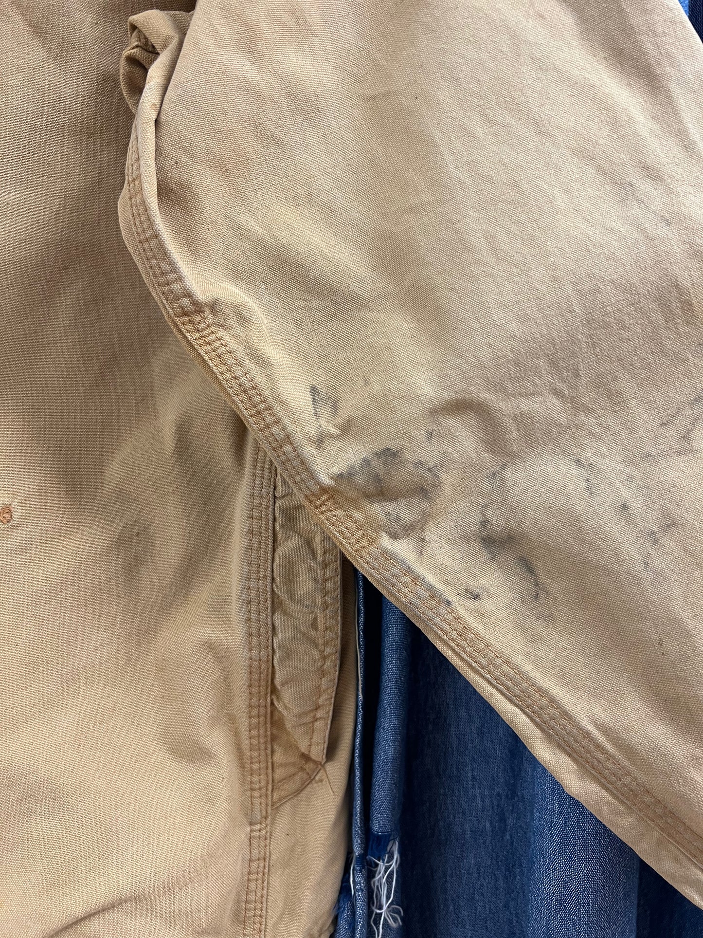 Vintage black sheep brown canvas work jacket - XL