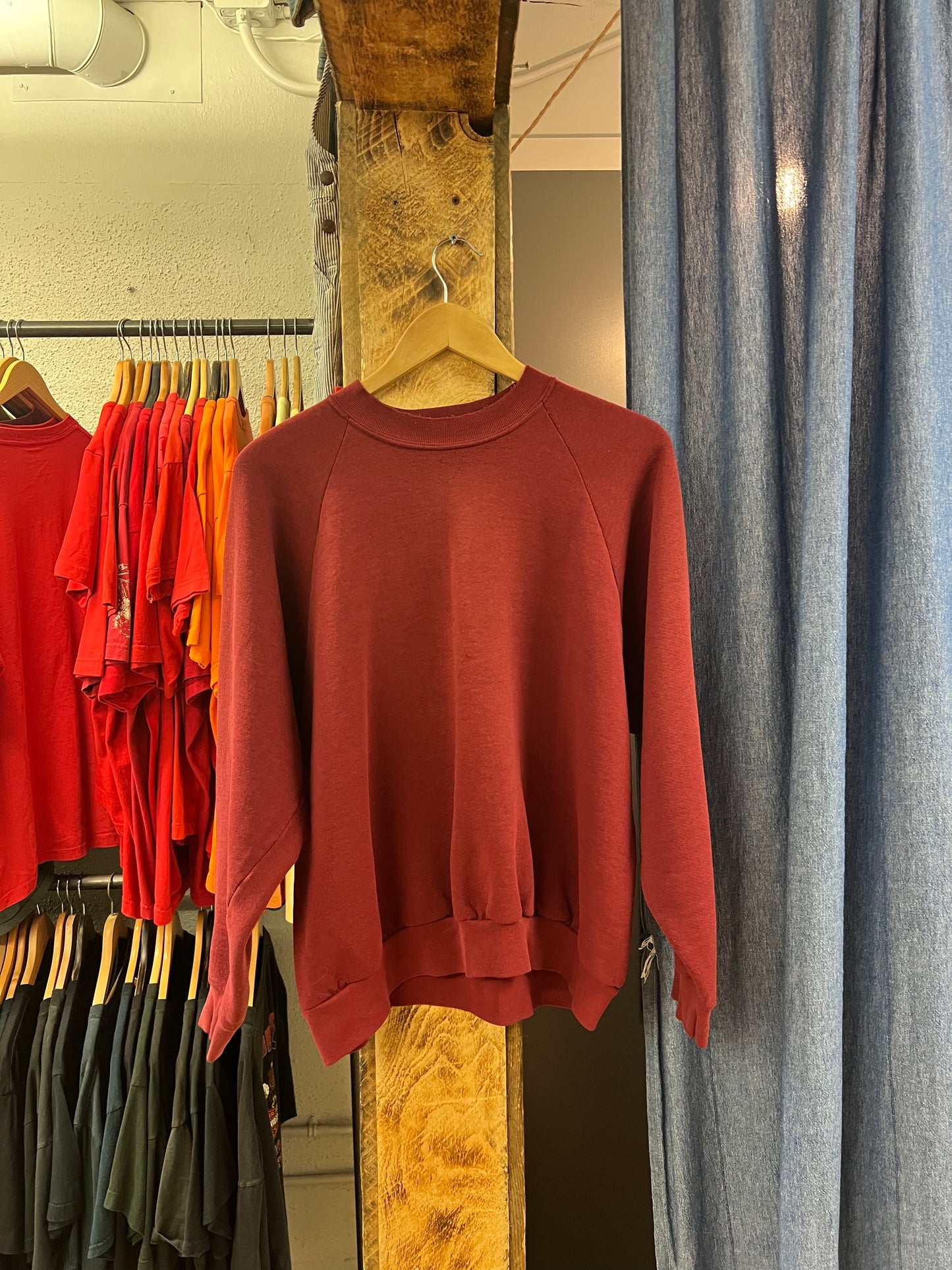 Vintage fruit of the loom red crewneck - XL