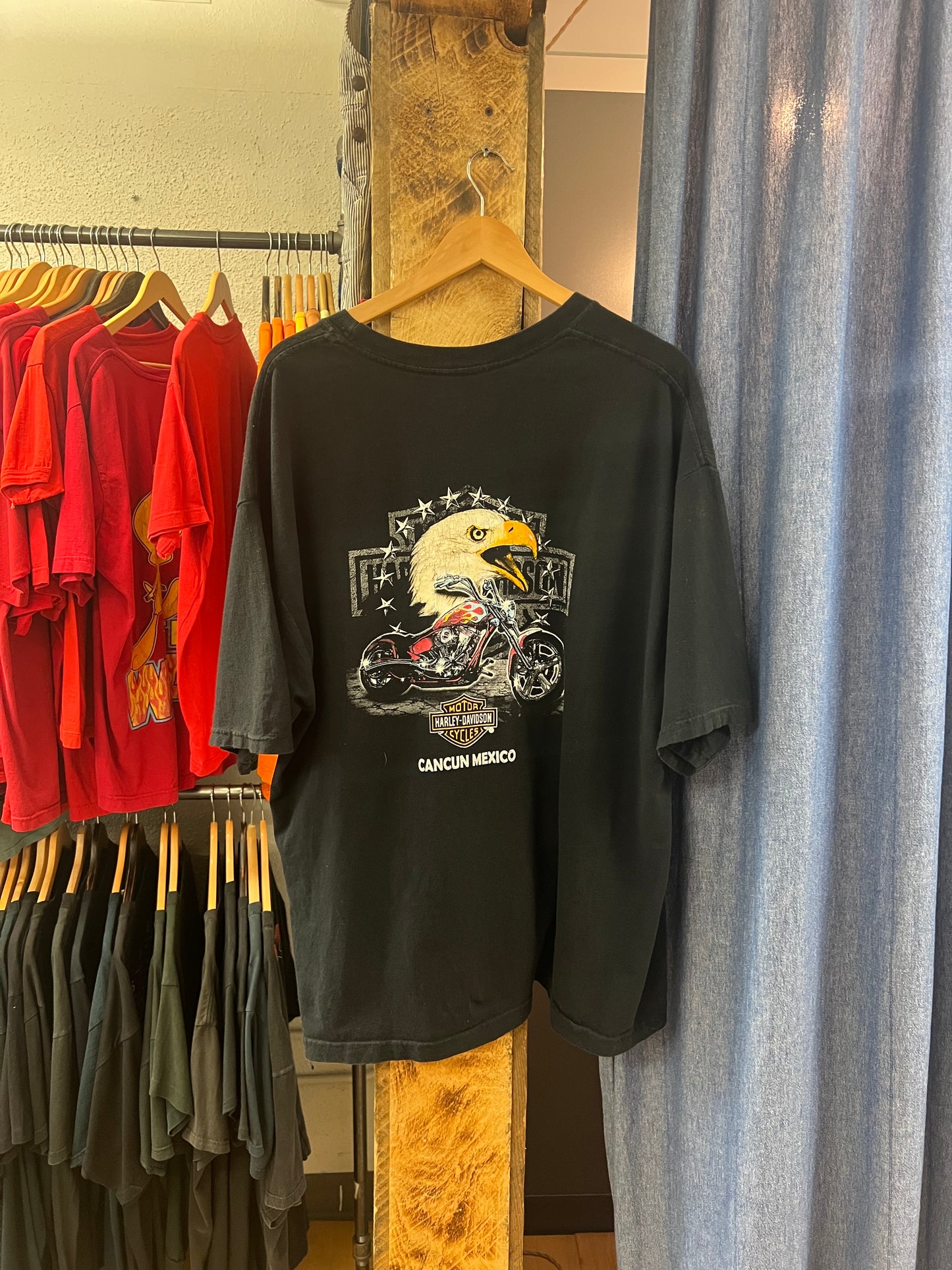 Vintage Harley Davidson Cancun black graphic T-shirt - XXL