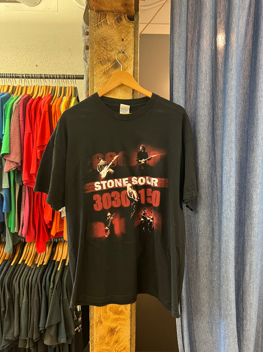 Vintage Stone Sour Black Graphic Band T-Shirt - XL