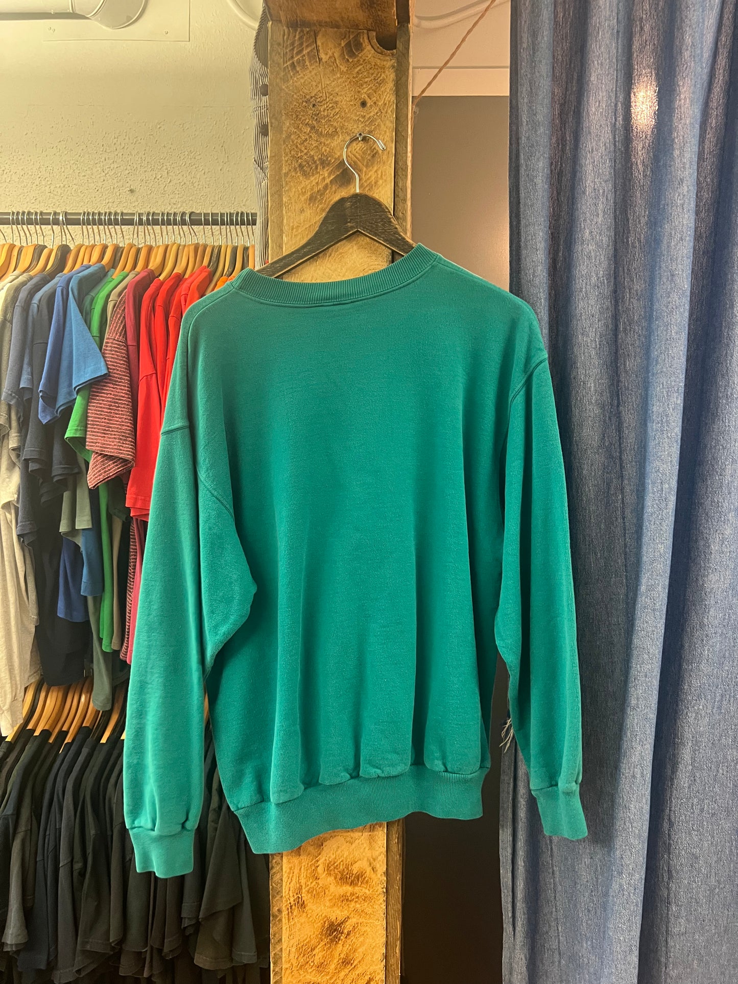 Vintage Ikeda Teal Crewneck - m