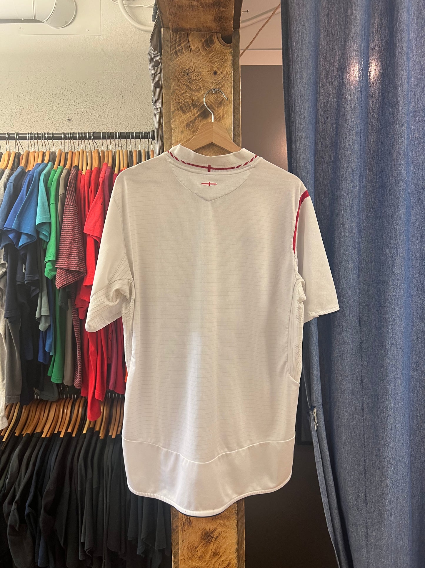 Vintage Umbro England White Soccer Jersey - XL