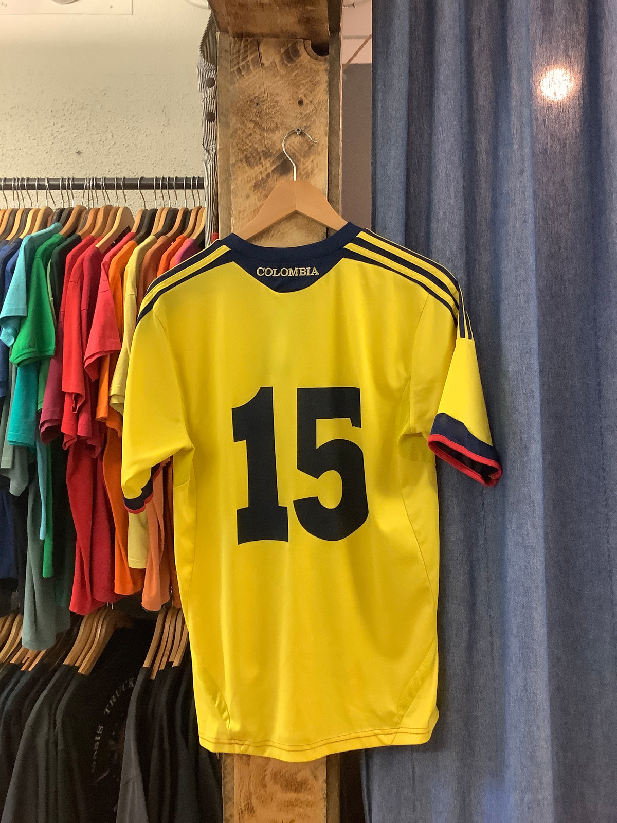 Colombia Yellow Soccer Jersey - L