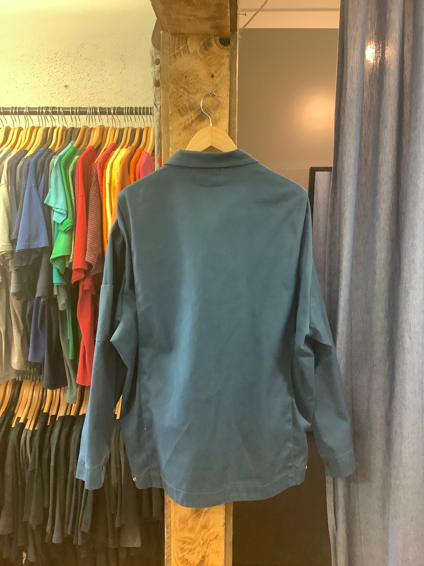 Vintage workwear Teal Zip Up Jacket - XXL