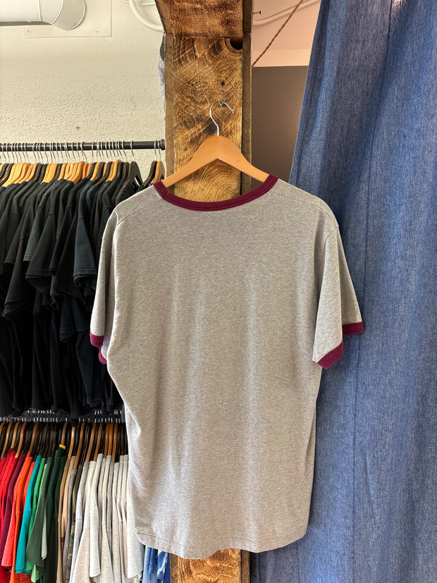 Vintage 90’s Naturals Ringer Grey T-shirt - L