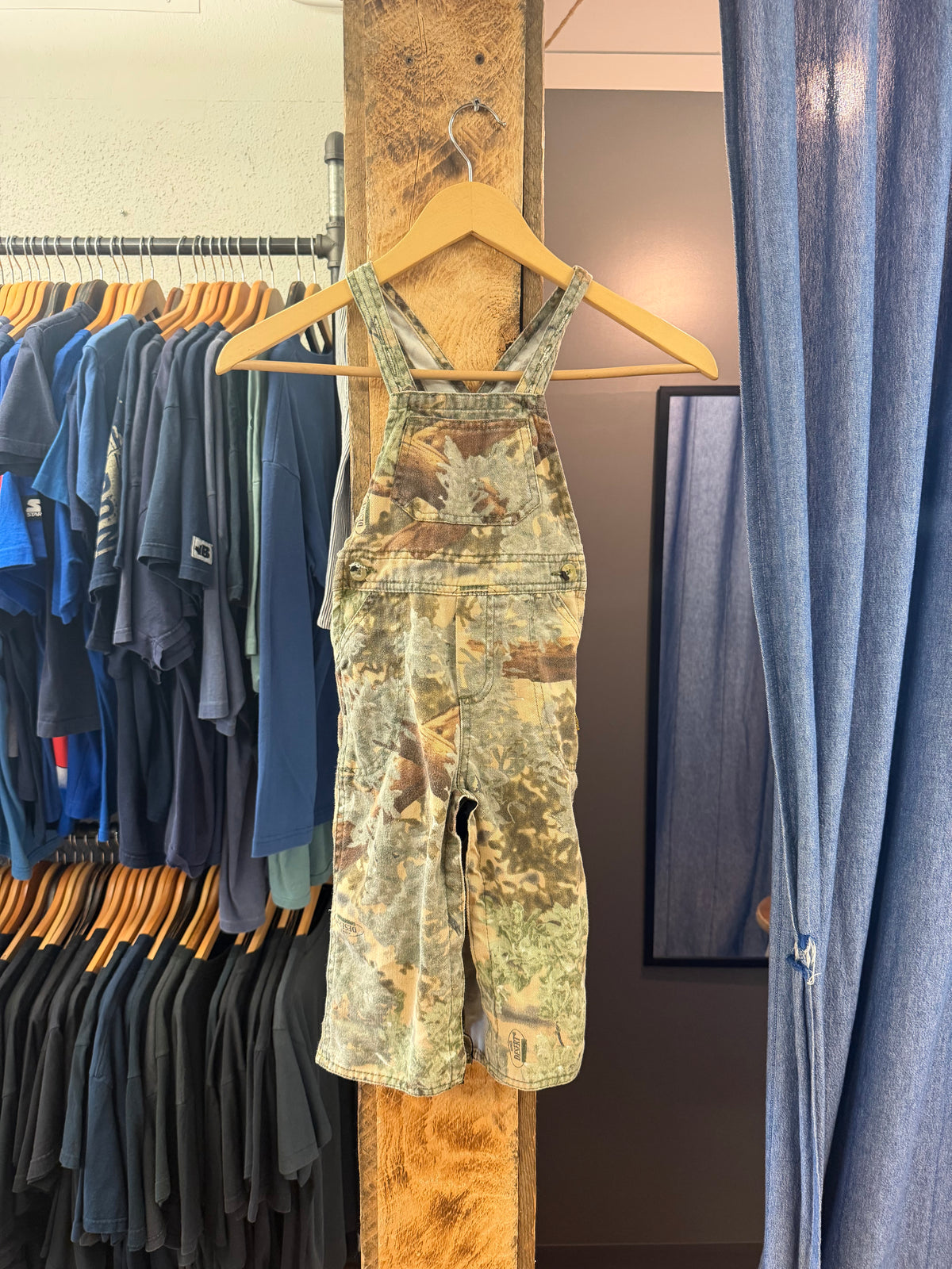 Vintage kids camo overalls - 24M