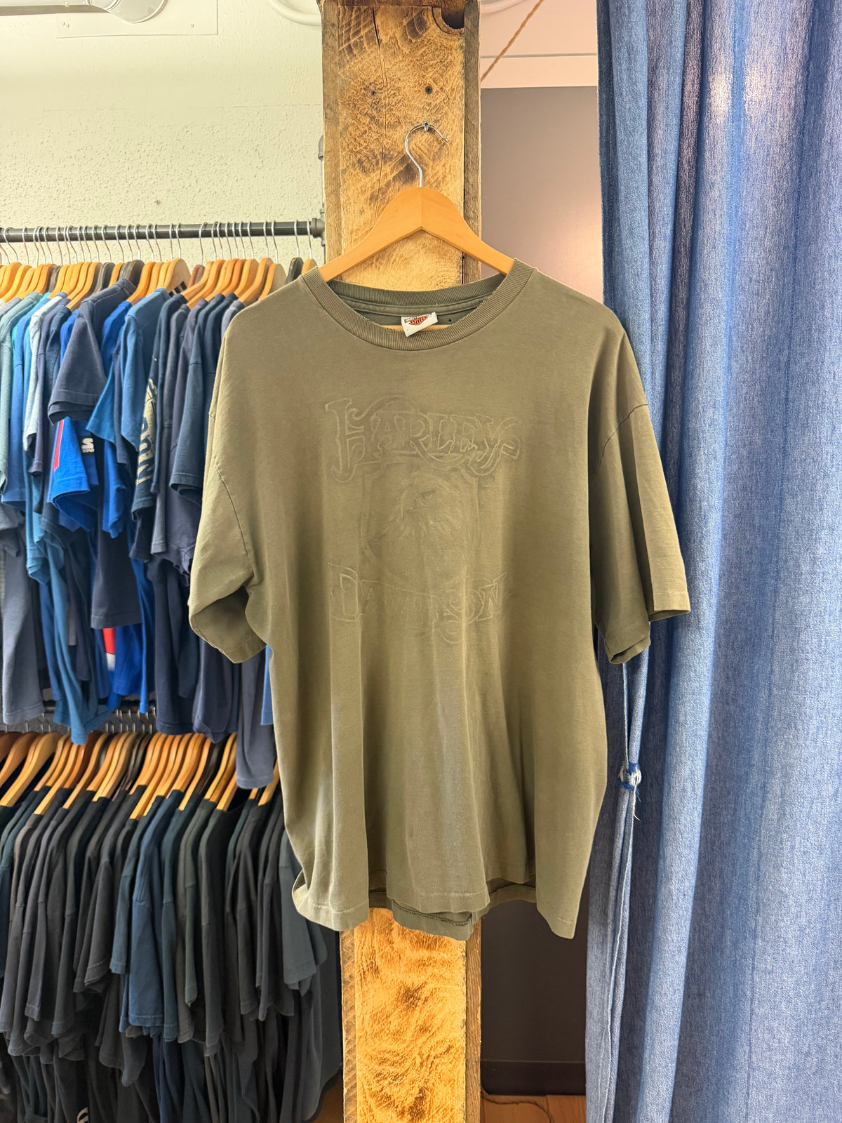 Vintage Harley Davidson Faded Brown T-shirt - XL