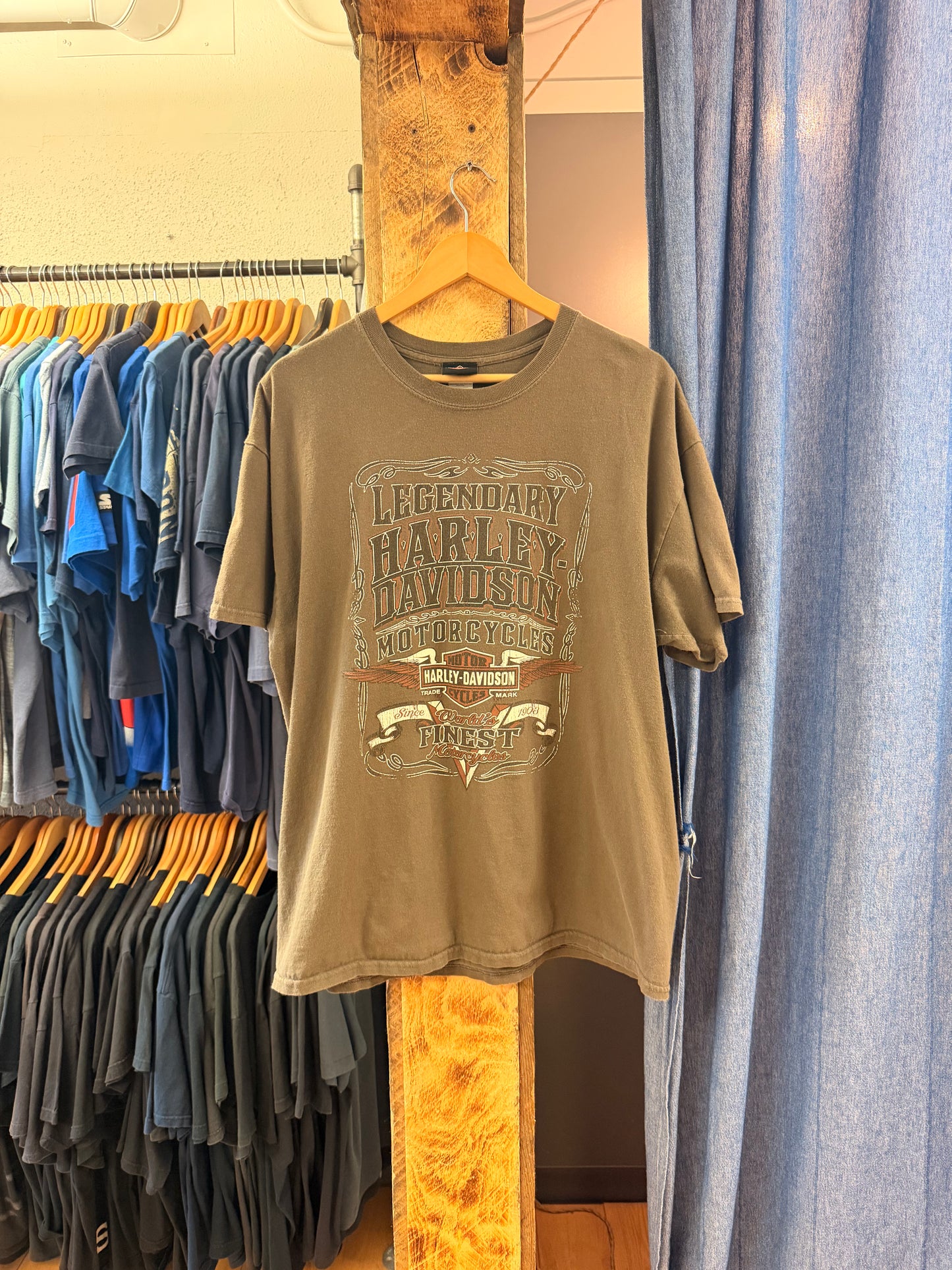 Vintage Harley Davidson South Dakota Graphic T-shirt - XL